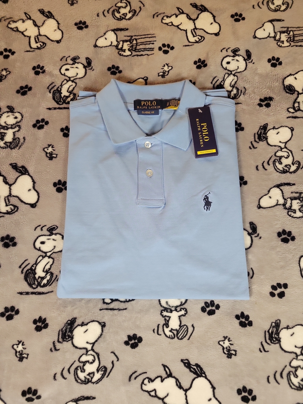 Brand New With Tags Polo Ralph Lauren Classic Fit Sky Blue Polo Shirt Size Small
